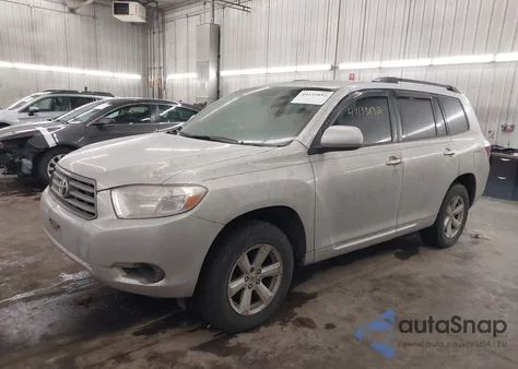 2008 Toyota Highlander из США, поврежденный, VIN JTEES41A682080852